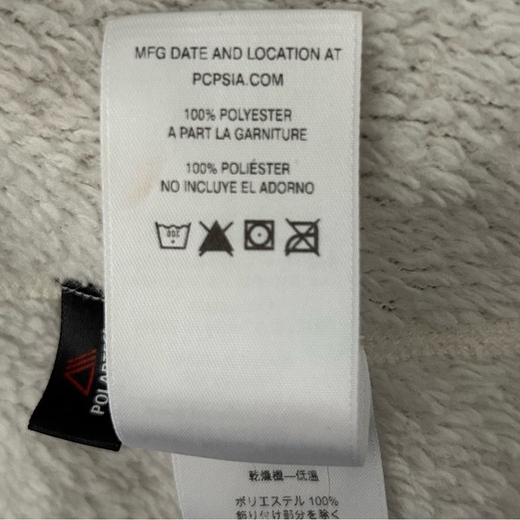 Patagonia Women’s Full Zip Fleece Jacket in Pearl - White X-Dye, Size X-Small - Picture 8 of 9